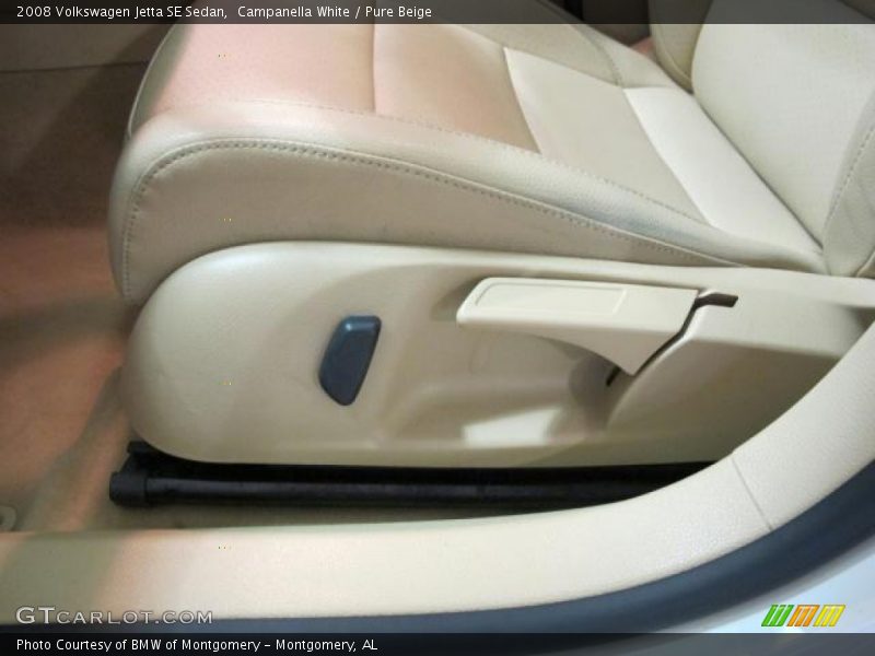 Campanella White / Pure Beige 2008 Volkswagen Jetta SE Sedan