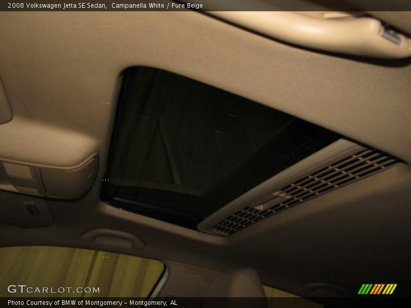 Campanella White / Pure Beige 2008 Volkswagen Jetta SE Sedan