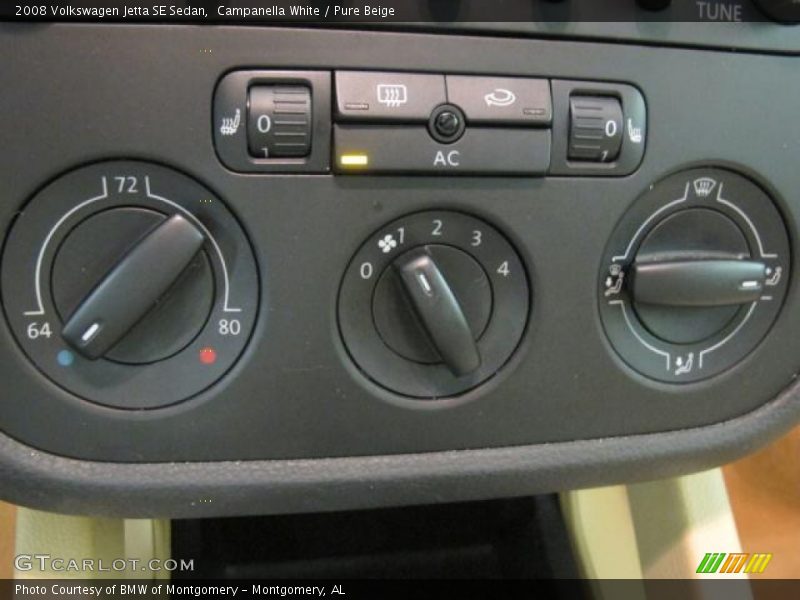 Campanella White / Pure Beige 2008 Volkswagen Jetta SE Sedan