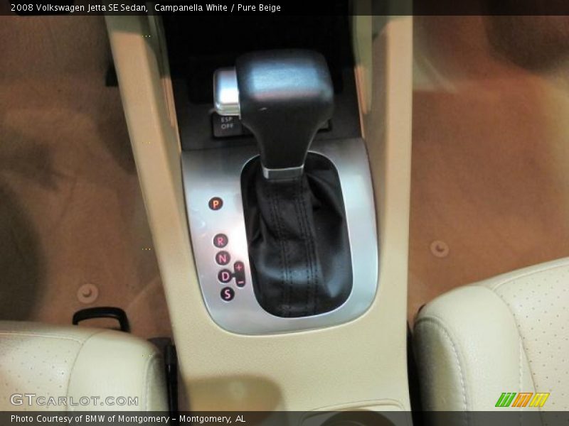 Campanella White / Pure Beige 2008 Volkswagen Jetta SE Sedan