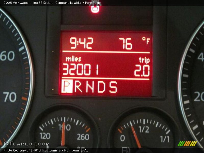 Campanella White / Pure Beige 2008 Volkswagen Jetta SE Sedan