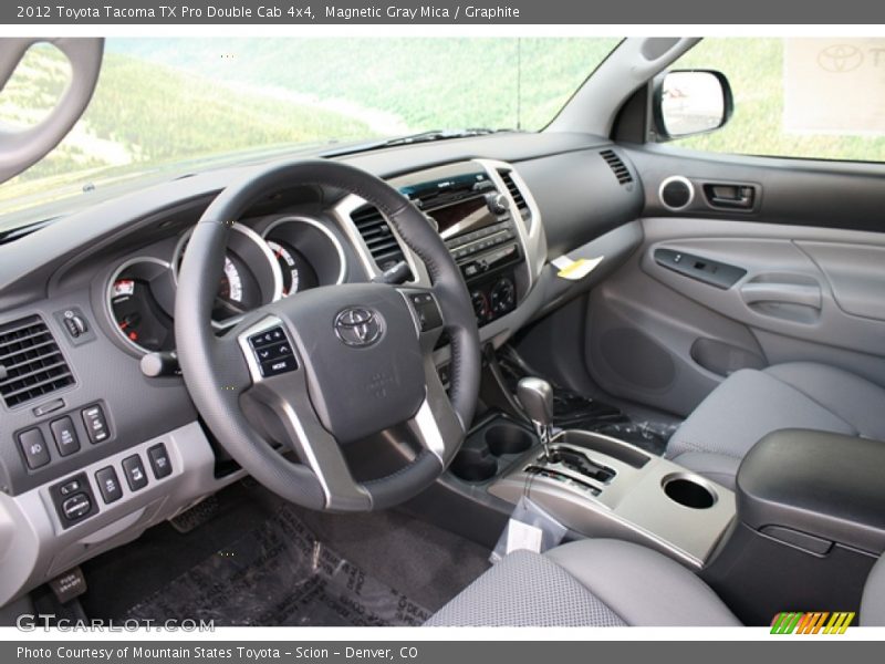 Magnetic Gray Mica / Graphite 2012 Toyota Tacoma TX Pro Double Cab 4x4