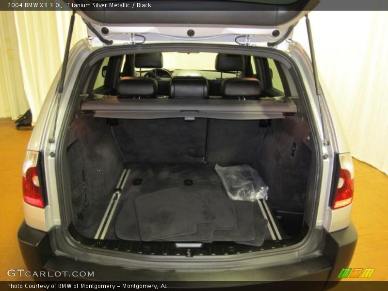 Titanium Silver Metallic / Black 2004 BMW X3 3.0i