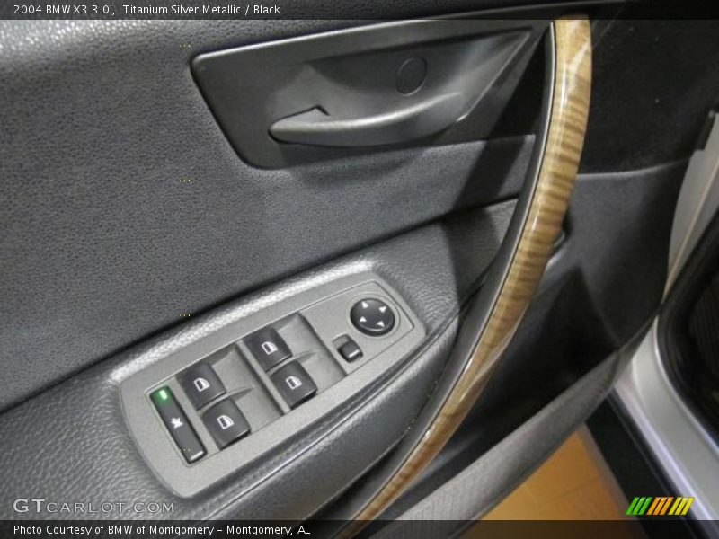 Titanium Silver Metallic / Black 2004 BMW X3 3.0i