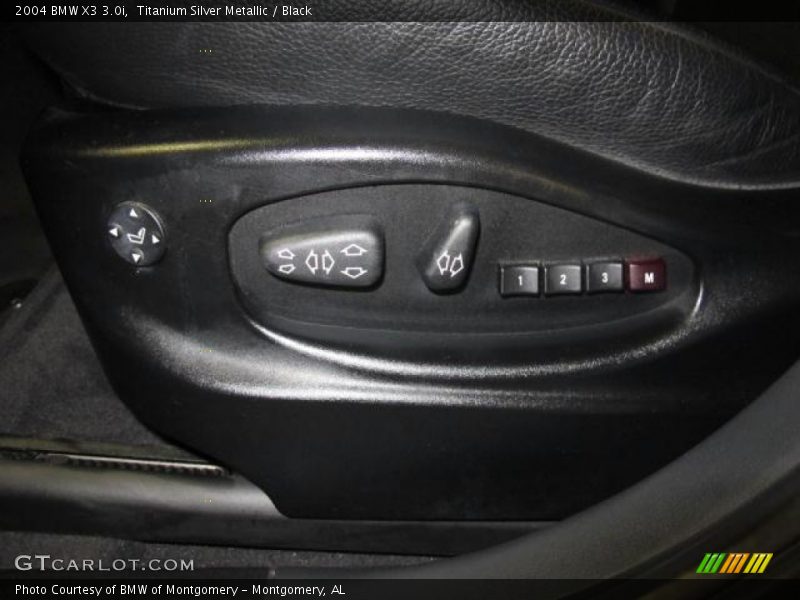 Titanium Silver Metallic / Black 2004 BMW X3 3.0i