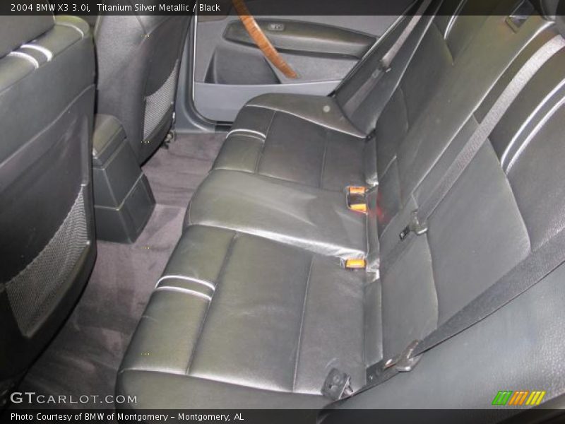 Titanium Silver Metallic / Black 2004 BMW X3 3.0i