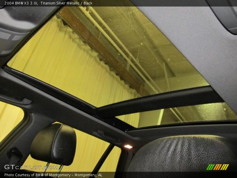 Titanium Silver Metallic / Black 2004 BMW X3 3.0i