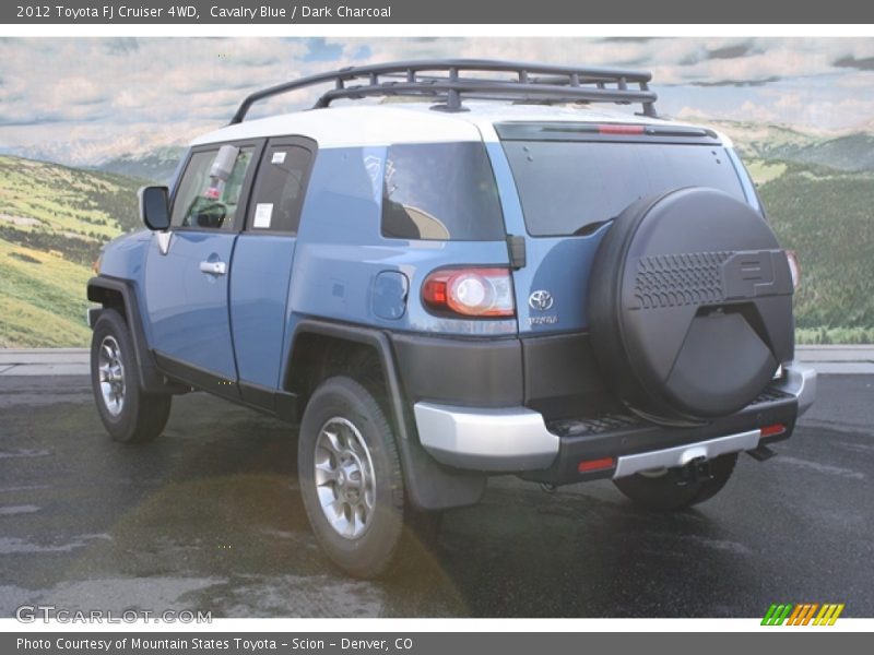 Cavalry Blue / Dark Charcoal 2012 Toyota FJ Cruiser 4WD