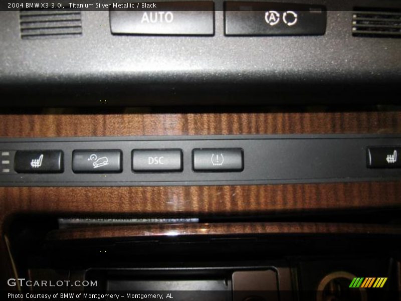 Titanium Silver Metallic / Black 2004 BMW X3 3.0i