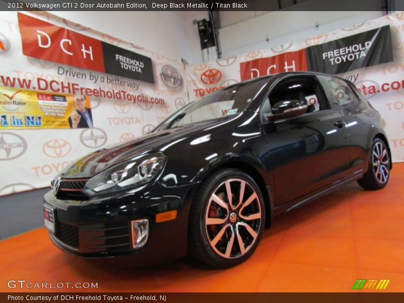 Deep Black Metallic / Titan Black 2012 Volkswagen GTI 2 Door Autobahn Edition