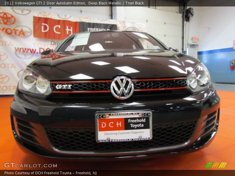 Deep Black Metallic / Titan Black 2012 Volkswagen GTI 2 Door Autobahn Edition