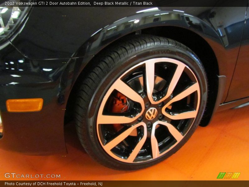 Deep Black Metallic / Titan Black 2012 Volkswagen GTI 2 Door Autobahn Edition