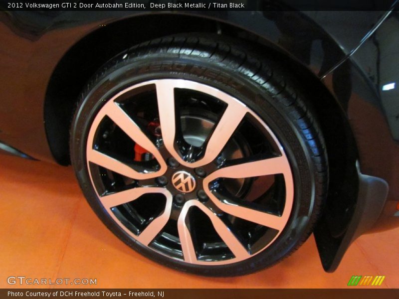 Deep Black Metallic / Titan Black 2012 Volkswagen GTI 2 Door Autobahn Edition