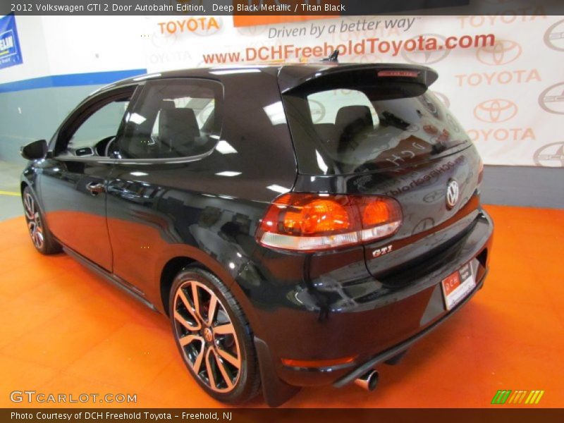 Deep Black Metallic / Titan Black 2012 Volkswagen GTI 2 Door Autobahn Edition