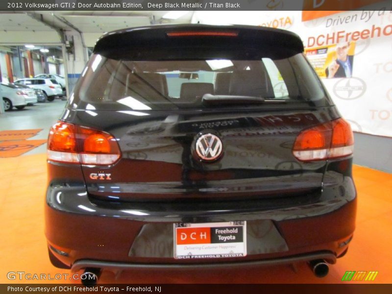 Deep Black Metallic / Titan Black 2012 Volkswagen GTI 2 Door Autobahn Edition