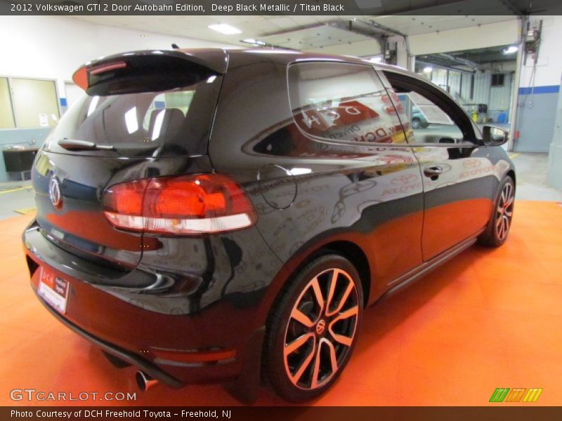 Deep Black Metallic / Titan Black 2012 Volkswagen GTI 2 Door Autobahn Edition