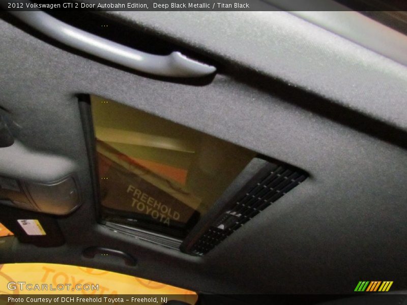 Deep Black Metallic / Titan Black 2012 Volkswagen GTI 2 Door Autobahn Edition