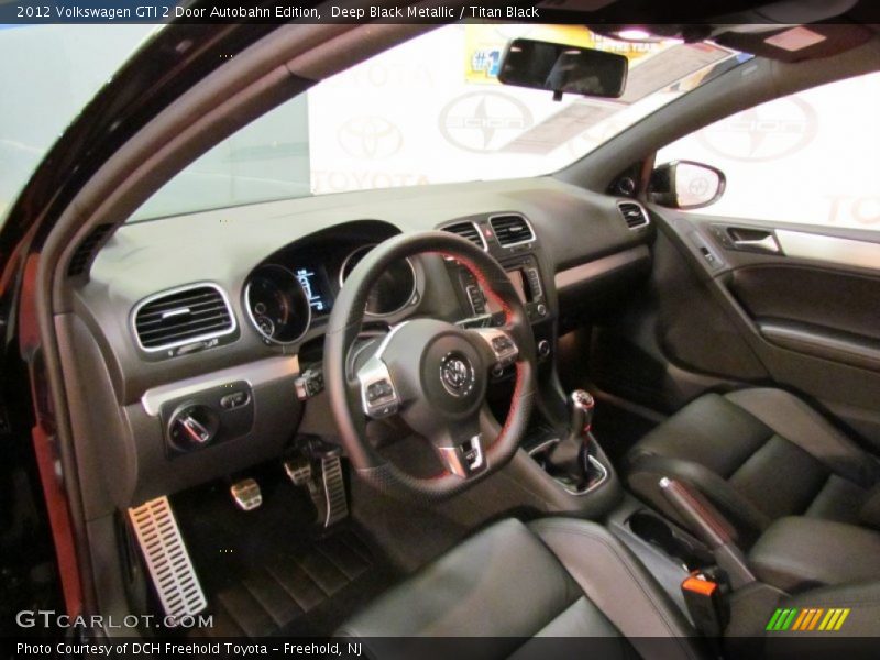 Deep Black Metallic / Titan Black 2012 Volkswagen GTI 2 Door Autobahn Edition