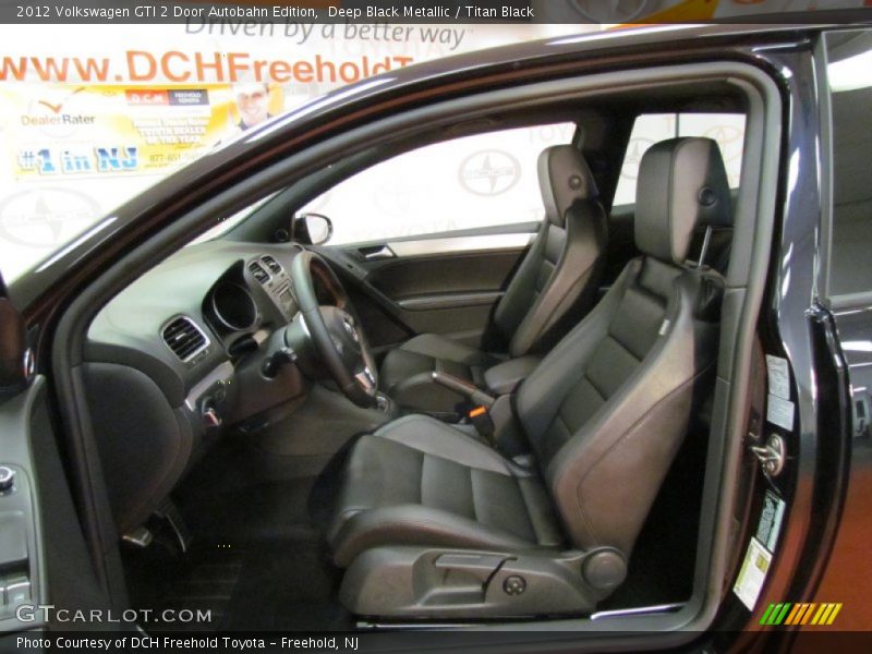 Deep Black Metallic / Titan Black 2012 Volkswagen GTI 2 Door Autobahn Edition