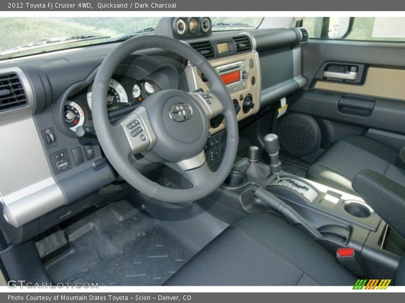 Quicksand / Dark Charcoal 2012 Toyota FJ Cruiser 4WD