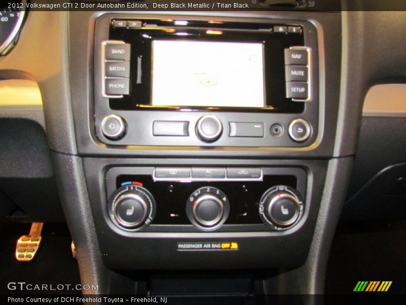 Deep Black Metallic / Titan Black 2012 Volkswagen GTI 2 Door Autobahn Edition