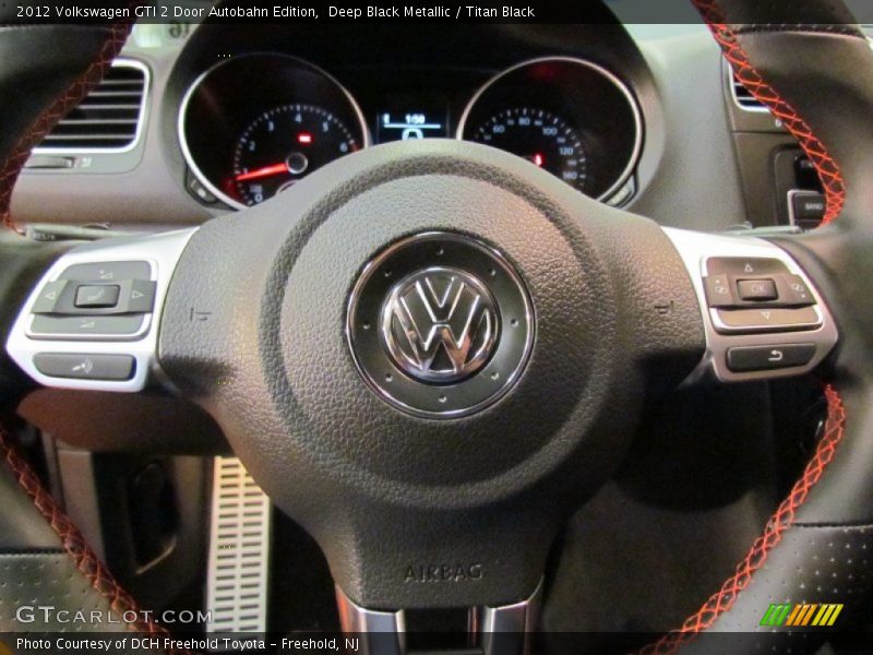 Deep Black Metallic / Titan Black 2012 Volkswagen GTI 2 Door Autobahn Edition