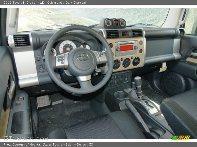 Quicksand / Dark Charcoal 2012 Toyota FJ Cruiser 4WD