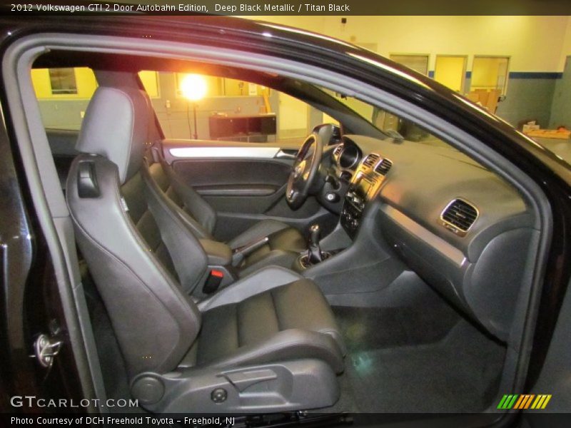 Deep Black Metallic / Titan Black 2012 Volkswagen GTI 2 Door Autobahn Edition