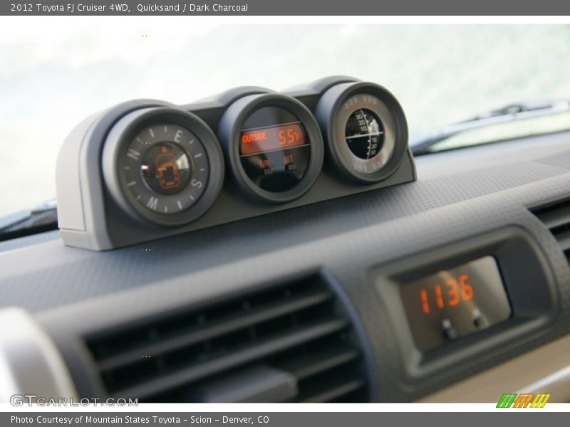 Quicksand / Dark Charcoal 2012 Toyota FJ Cruiser 4WD