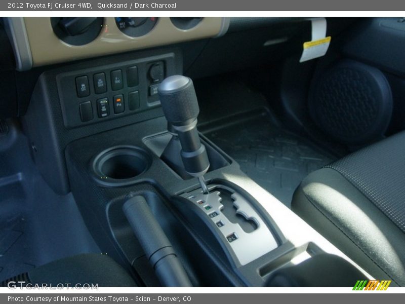 Quicksand / Dark Charcoal 2012 Toyota FJ Cruiser 4WD