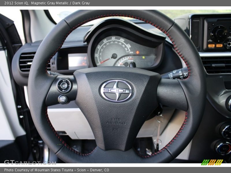 Magnetic Gray Metallic / Dark Gray 2012 Scion iQ