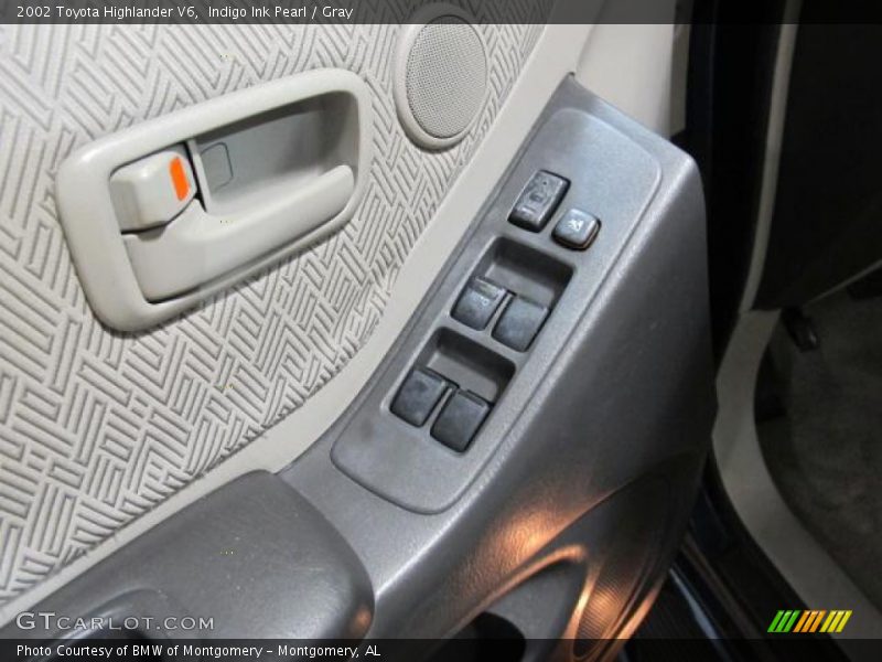 Indigo Ink Pearl / Gray 2002 Toyota Highlander V6