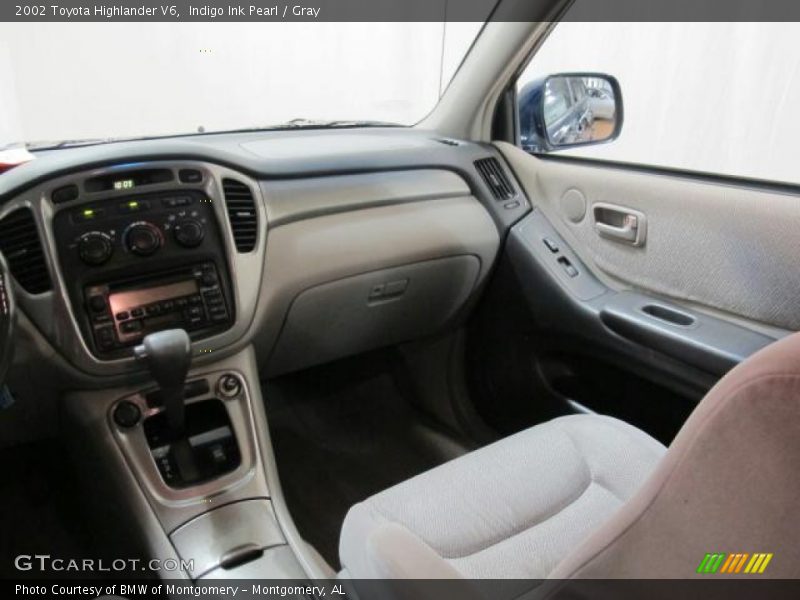 Indigo Ink Pearl / Gray 2002 Toyota Highlander V6