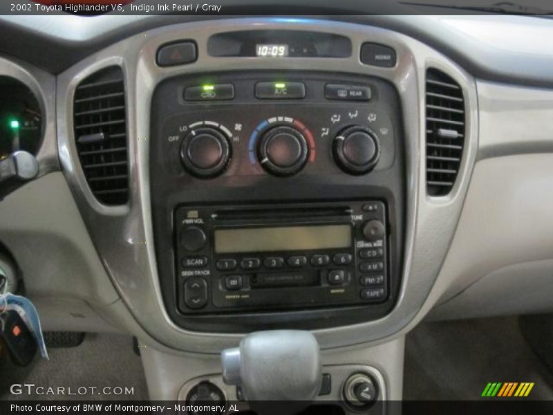 Indigo Ink Pearl / Gray 2002 Toyota Highlander V6