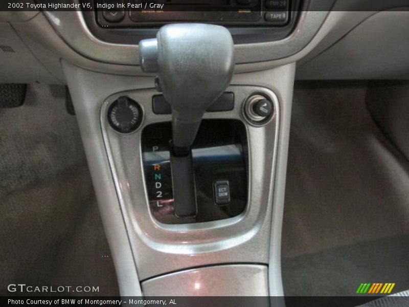 Indigo Ink Pearl / Gray 2002 Toyota Highlander V6