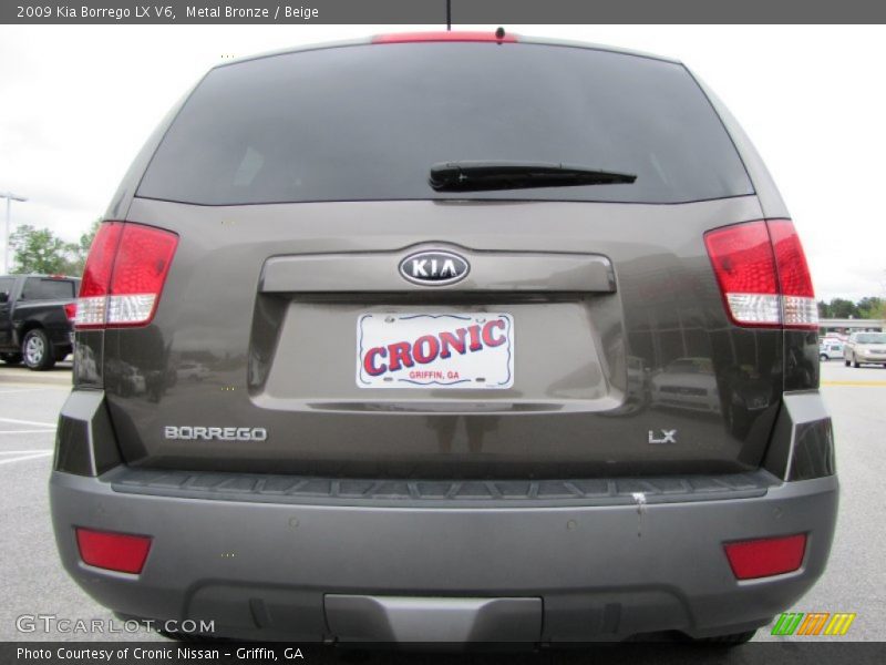 Metal Bronze / Beige 2009 Kia Borrego LX V6