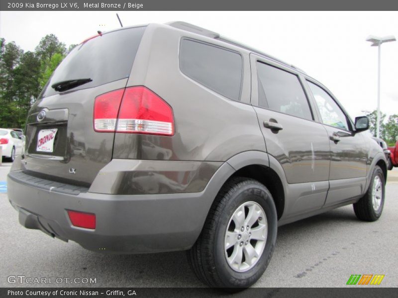 Metal Bronze / Beige 2009 Kia Borrego LX V6