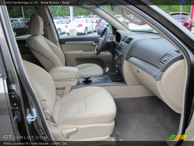 Metal Bronze / Beige 2009 Kia Borrego LX V6