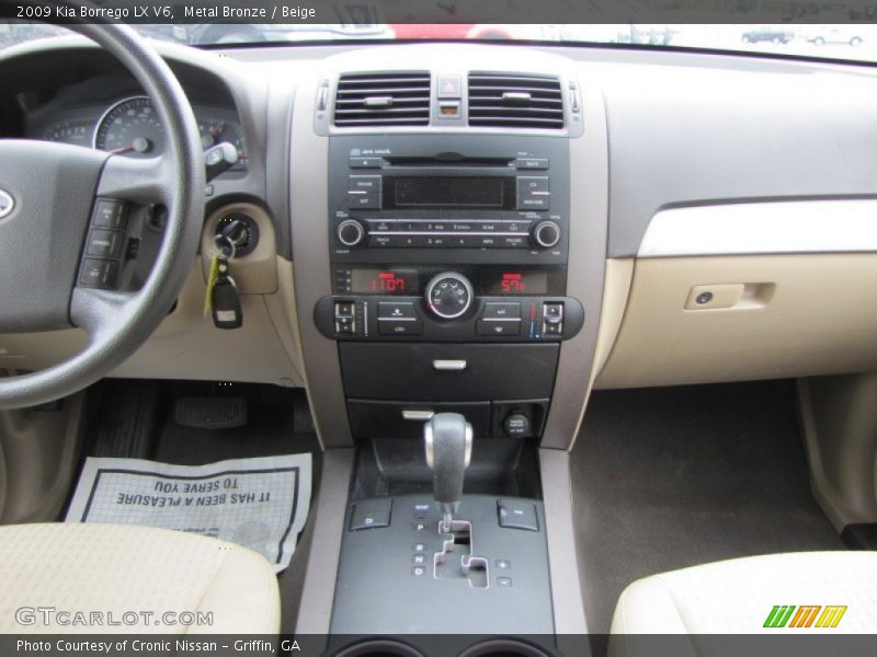 Metal Bronze / Beige 2009 Kia Borrego LX V6