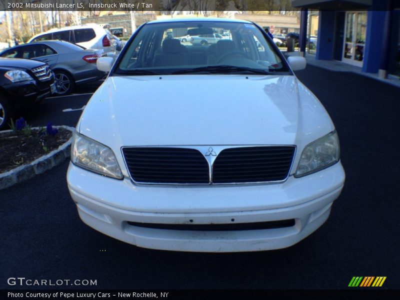 Innsbruck White / Tan 2002 Mitsubishi Lancer LS