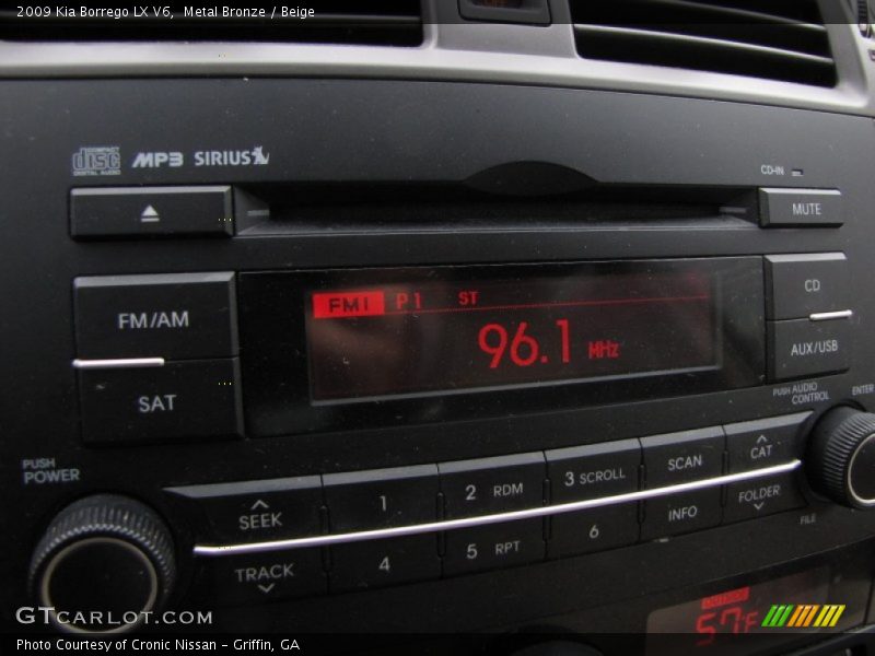 Metal Bronze / Beige 2009 Kia Borrego LX V6