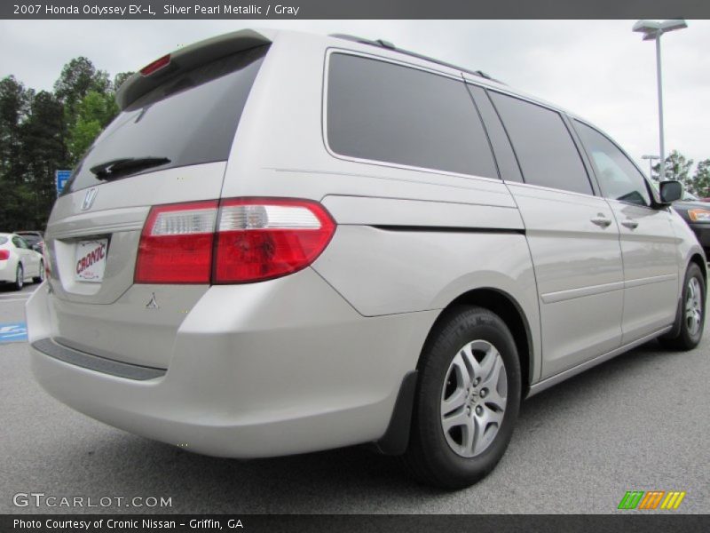 Silver Pearl Metallic / Gray 2007 Honda Odyssey EX-L