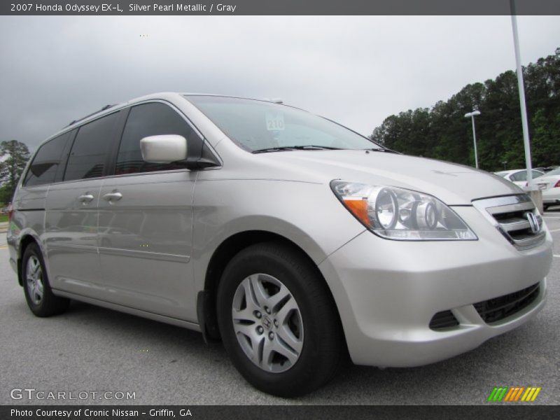 Silver Pearl Metallic / Gray 2007 Honda Odyssey EX-L