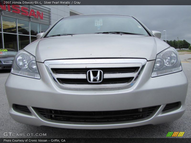 Silver Pearl Metallic / Gray 2007 Honda Odyssey EX-L