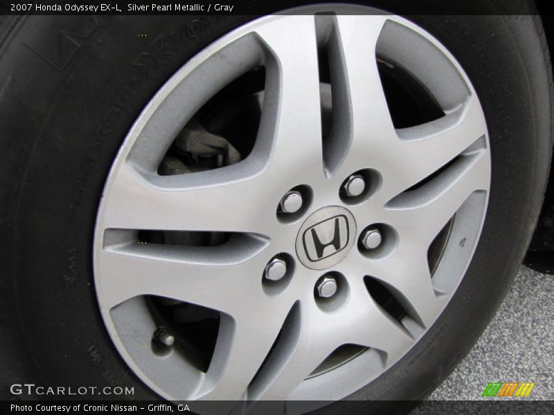 Silver Pearl Metallic / Gray 2007 Honda Odyssey EX-L