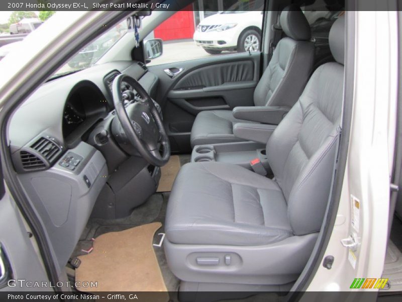 Silver Pearl Metallic / Gray 2007 Honda Odyssey EX-L