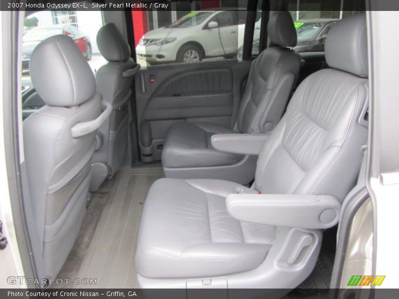 Silver Pearl Metallic / Gray 2007 Honda Odyssey EX-L