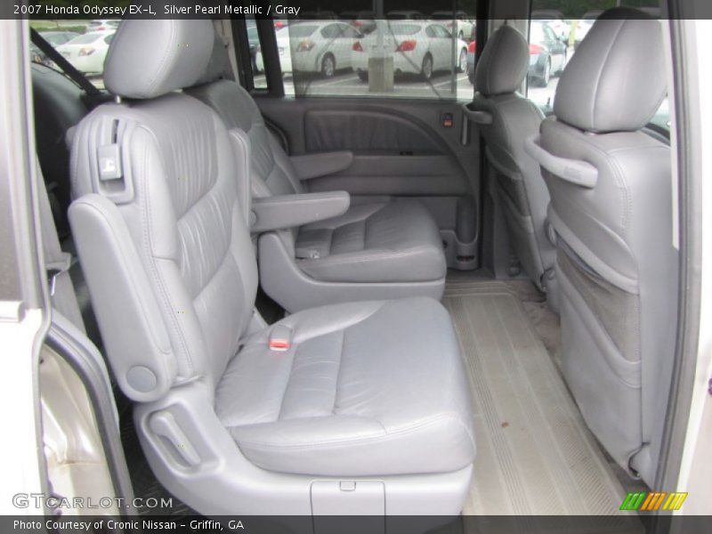 Silver Pearl Metallic / Gray 2007 Honda Odyssey EX-L