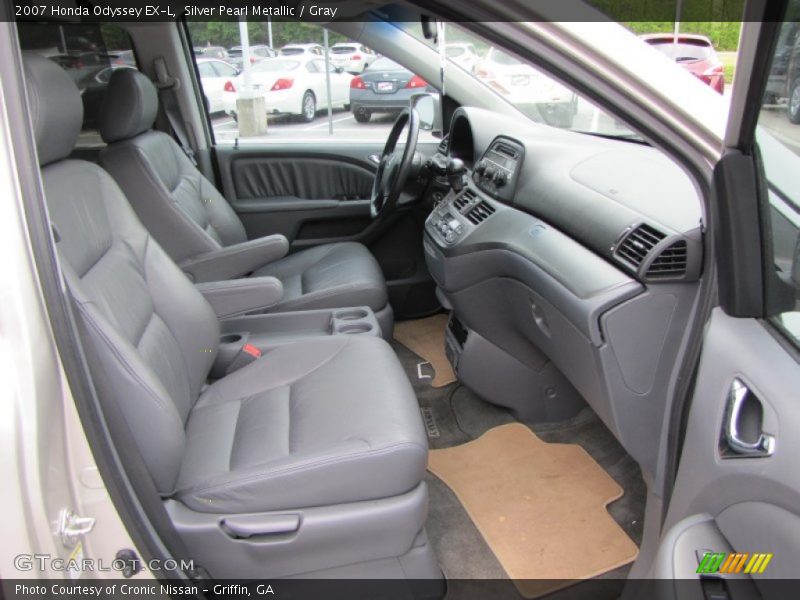 Silver Pearl Metallic / Gray 2007 Honda Odyssey EX-L