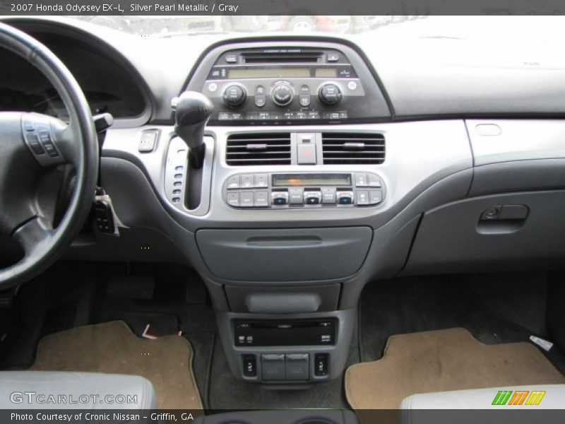 Silver Pearl Metallic / Gray 2007 Honda Odyssey EX-L